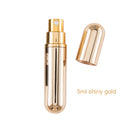 5ml Portable Refillable Mini Spray Perfume Bottle Travel Aluminum Atomizer Empty Cosmetic Container Free Custom Logo