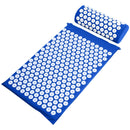 1 Set Acupressure Mat Head Neck Back Foot Massage Cushion Pillow Yoga Spike Relax Carpet  Acupuncture Pad Needle Body Massager