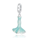 bamoer 925 Sterling Silver Snow Fairy Charm for Original Silver Plated platinum Bracelet Fine Jewelry DIY Bangle Beads SCC1652