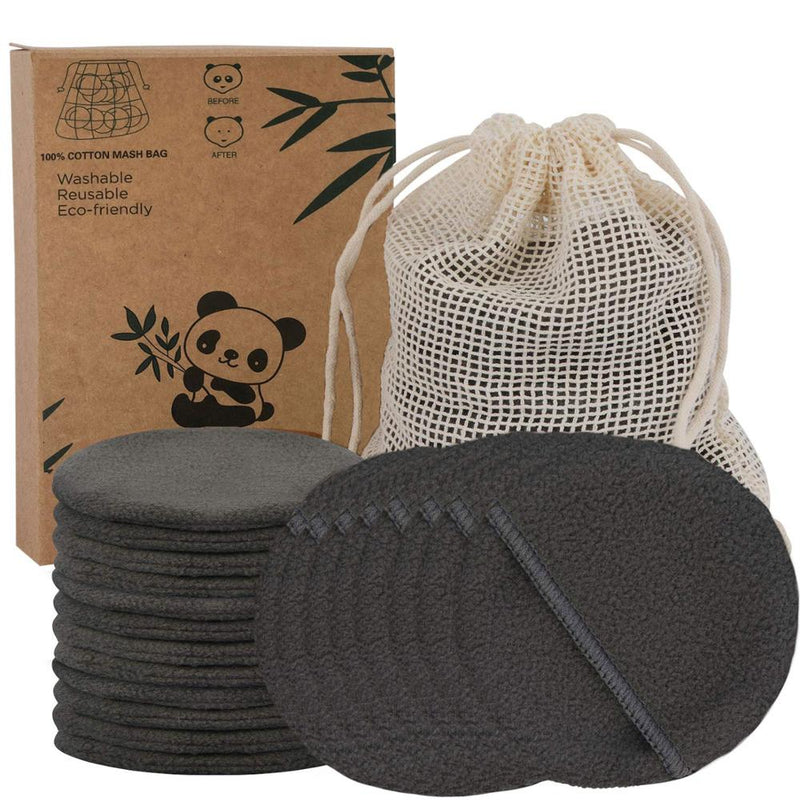 14/20 Packs Reusable Bamboo Cotton Makeup Remover Pads  Facial Toner Pads Washable 4 Layer Face Pads Facial Skin Care Wipe Pads