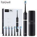 Fairywill Electric Toothbrush P11 E11 2056 T9  Ultra-Sonic Power Whitening Toothbrush with 5 Modes Wireless Charging Smart Timer