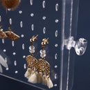 Transparent Jewelry Storage Box Earring Display Stand Storage Box Organizer Drawer Storage Rack Necklace Jewelry Display Cabinet