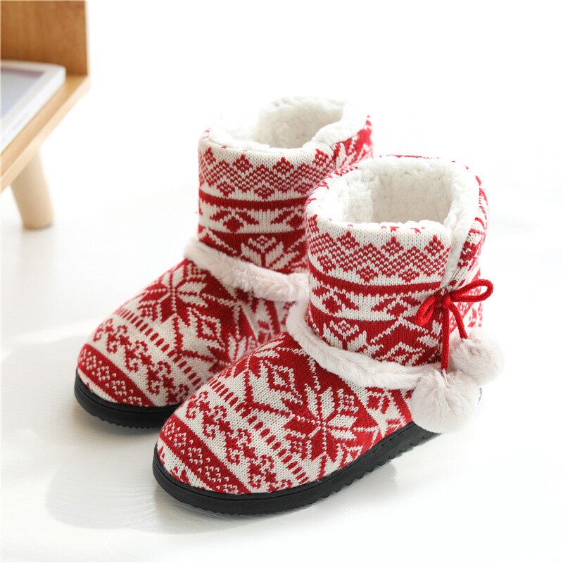 Winter Fur Home Slippers Women Warm Cotton Flat Platform Indoor Floor Shoes For Female Womens Girls Weave Plush Cozy Slippers