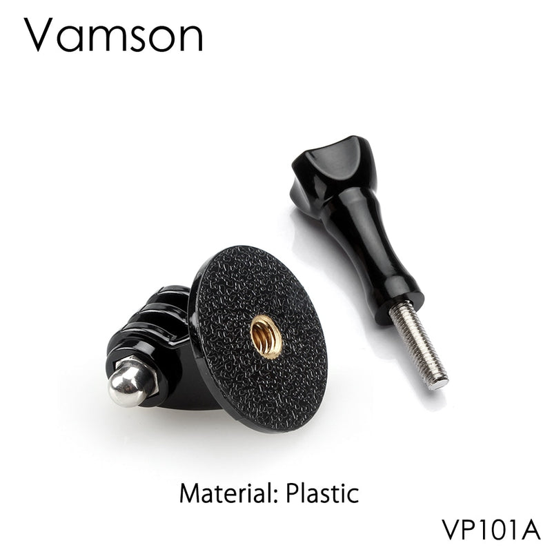 Vamson for GoPro Accessories Adapter Converter Mount Monopod Tripod Holder Case Adapter for Go Pro Hero 10 9 8 7 6 for yi VP101