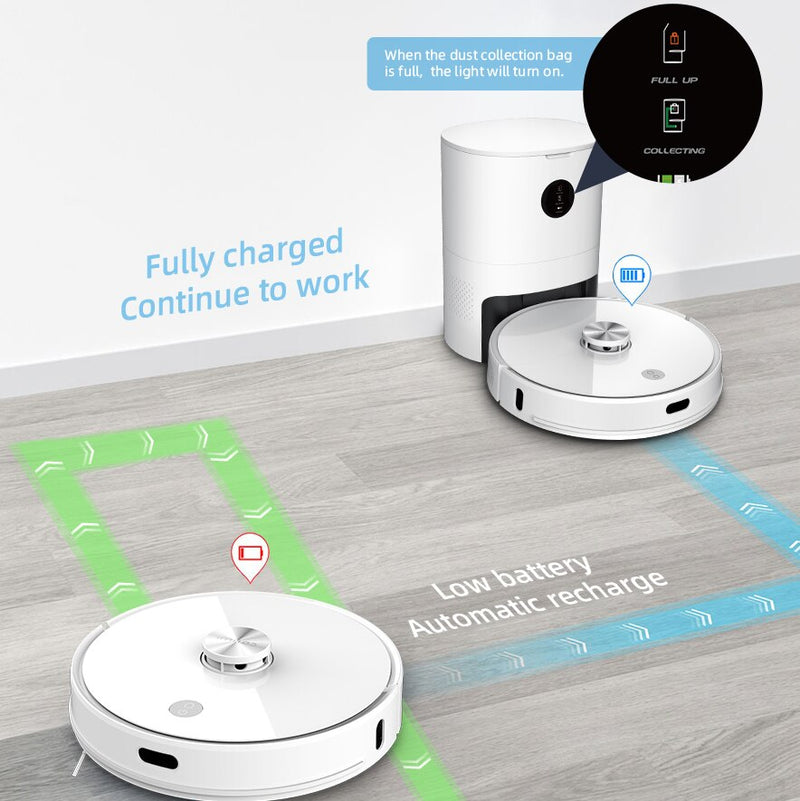 IMILAB V1 robot vacuum cleaner smart dust collection mop cleaner disinfection LDS laser navigation mijia control virtual wall