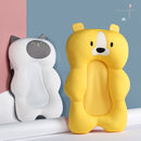 Cojín de baño para bebé, cojín antideslizante portátil para baño de recién nacido, asiento flotante para bebé, almohadilla para bañera, alfombrilla de soporte para ducha, seguridad