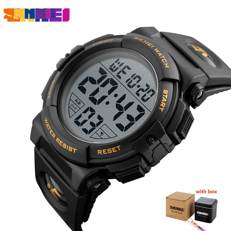 SKMEI Chrono Men Watch Top Luxury Brand Sport Watch Electronic Digital Male Wrist Clock Man 50M Waterproof Men&