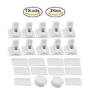 Magnetic Child Lock Children Protection Baby Safety Lock Drawer Latch Cabinet Door Lock Limiter Children Security Locks