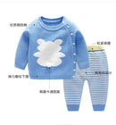 spring and autumn sweater suit, newborn cardigan jacket, baby knitwear 7