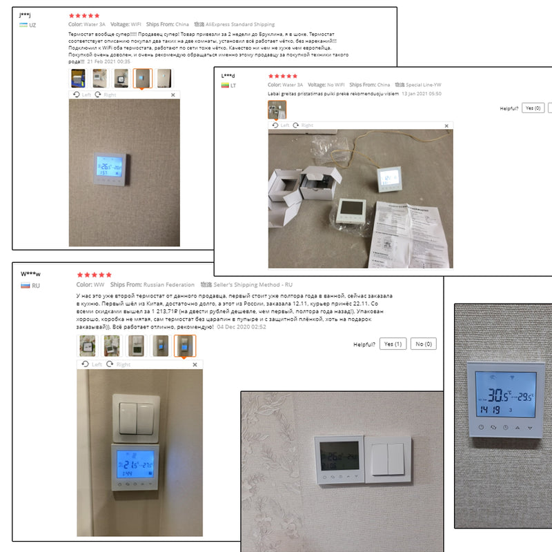 Termostato de calefacción WIFI inteligente BEOK de 220V para agua/calefacción eléctrica de suelo, suelo cálido, Control inteligente del hogar, funciona con Google Alexa