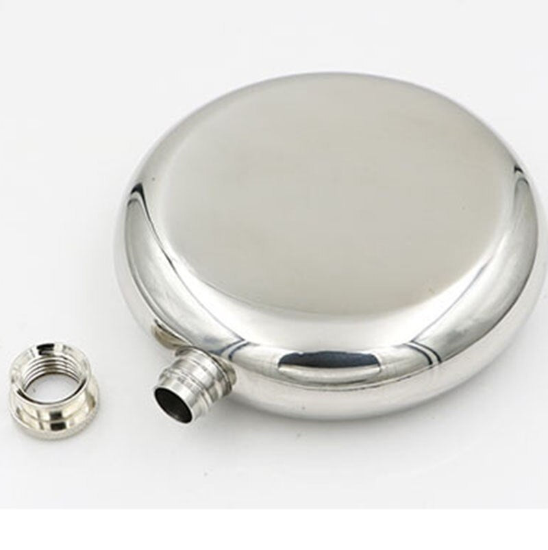 Alcool Alcohol Bottle Set Round Wine Pot Wisky Flagon 5oz Stainless Portable Liquor Hip Flask with Funnel 2 Cups Groomsmen Gift