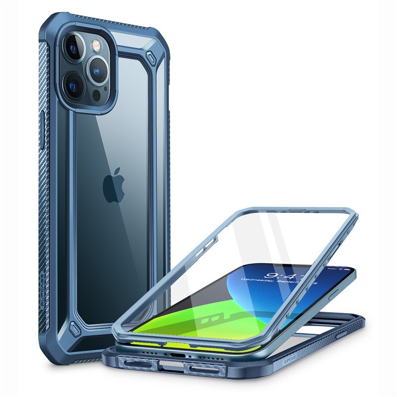 SUPCASE Für iPhone 12 Pro Max Hülle 6,7 Zoll (Release 2020) UB EXO Pro Hybrid Clear Bumper Cover MIT Eingebautem Displayschutz