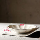 Platos de cerámica Phnom Penh blanco lindo pastel plato creativo Retro almacenamiento joyería bandeja Snack plato flor Color sólido