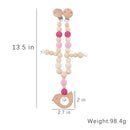 Juguetes para bebés Cuentas de silicona Mordedores Anillos de madera Pulsera hecha a mano Chupete Cadena Clips Dentición Cochecito Cochecito Campana Productos para bebés