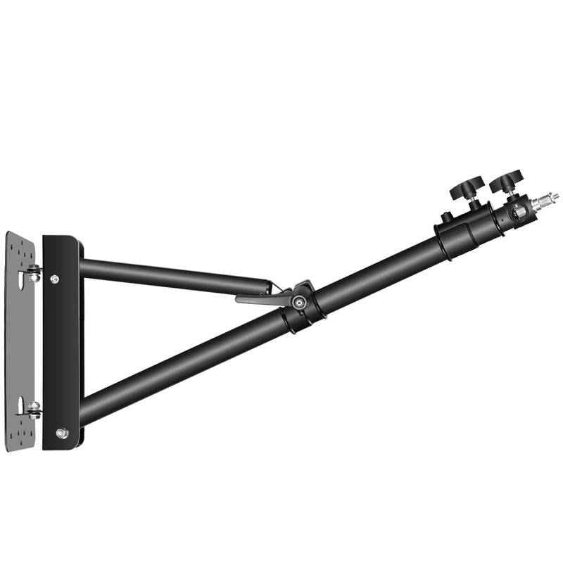 Neewer Triangle Wall Mounting Boom Arm for Photography Studio Video Strobe Lights Monolights Softboxes Umbrellas Reflectors