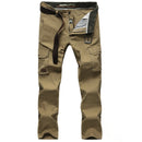 Monos para hombre, pantalones Cargo militares del ejército, pantalones vaqueros holgados de algodón de primavera, pantalones largos informales con múltiples bolsillos para hombre de talla grande 42