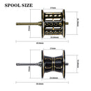 GBC200 142g Ultralight Carbon Fiber BFS Baitcasting Fishing Reel  Double Spool Fishing Bait Smooth Casting Reel UL Fishing Reel