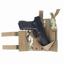 OneTigris Tactical Gun Holster Molle Modular Belt Pistol Holster for Right Handed Shooters Glock 17 19 22 23 31 32 34 35