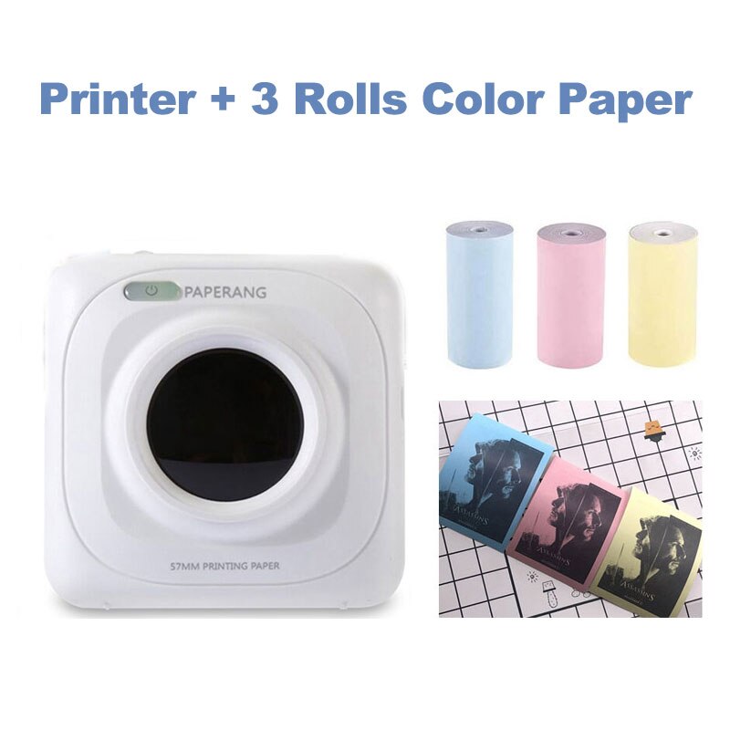 PAPERANG Mini Thermal Bluetooth Printer Portable Photo Pictures Printer for Mobile Phone Android iOS Impresoras Fotos Gift