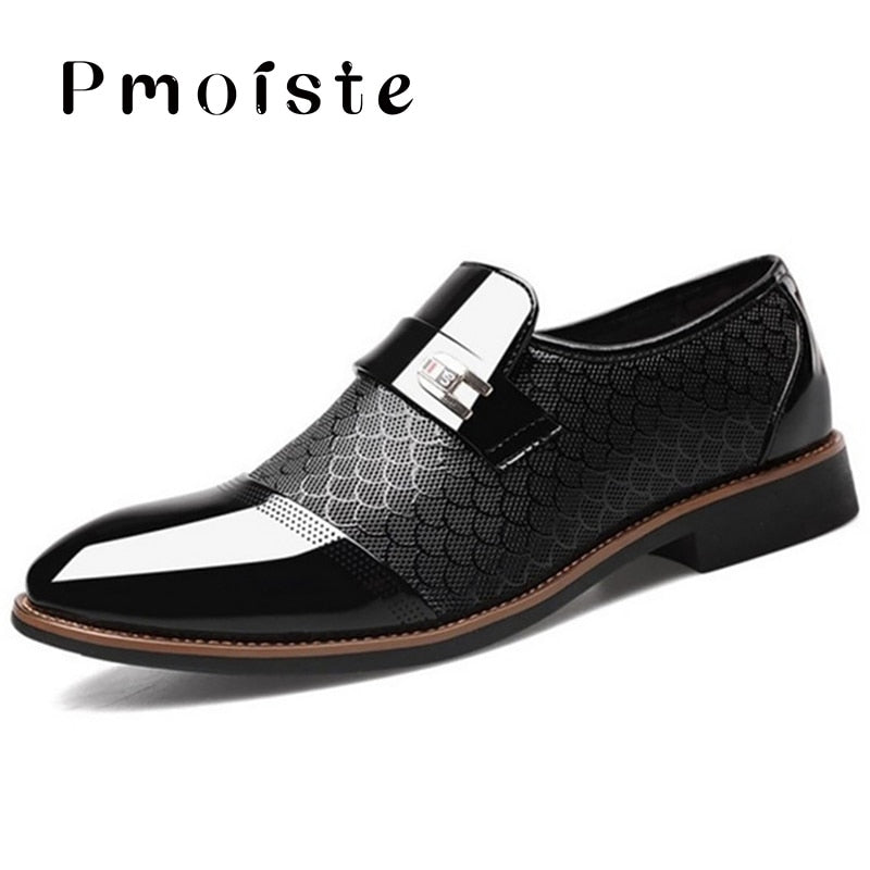 Zapatos de hombre Cuero en relieve Moda clásica Zapatos de lujo para hombre Calzado antideslizante resistente al desgaste para hombre Zapatos negros antideslizantes