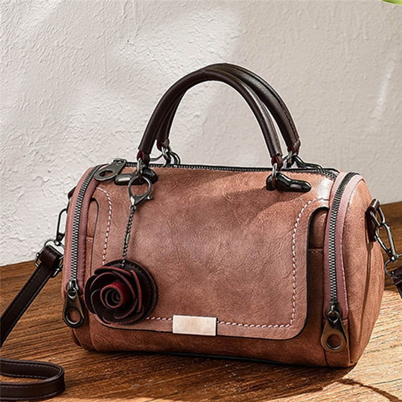 Bolso de mano para mujer, cinturón Vintage, oso, bolso de hombro grande para mujer, bolso informal de mensajero, bolsos cruzados de cuero de marca de lujo para mujer