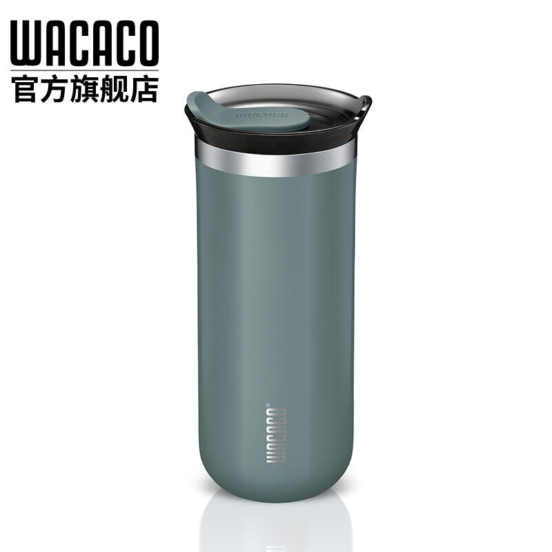 WACACO Octaroma Vakuumisolierter Kaffeebecher, doppelwandiger Edelstahl-Reisebecher mit Trinkdeckel, 6/10/15 fl oz