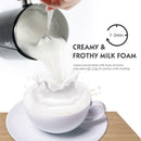 Espumador de leche automático DEVISIB eléctrico caliente y frío para hacer café latte capuchino espumador de espuma electrodomésticos de cocina 220V