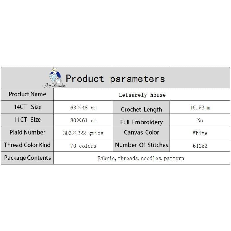 Die Märchenhütte gezähltes Kreuzstich-Set DMC 11CT 14CT DIY Villa Landschaftsmalerei Handarbeit Stickset Heimtextilien