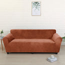 Samt-Sofabezug Elastisches Sofa Funda Sofabezug für Wohnzimmer Ecksofa L-förmiger Sofabezug Housse Canape Dangle