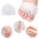 Silicone Forefoot Pads Pain Relief Inserts Pads Toe Separator Soft Gel Insoles Finger Toe Protector Foot Care High Heels Pads