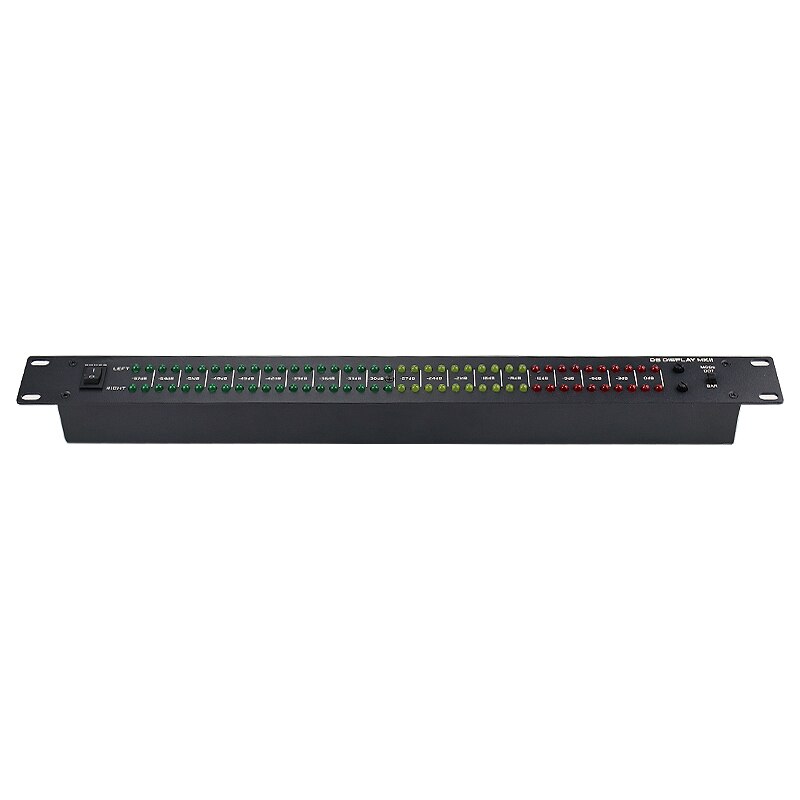 GHXAMP Professional Dual 40 LED Spectrum Stage Heimverstärker Lautsprecher Audio Stereo Pegelanzeige -57dB-0dB
