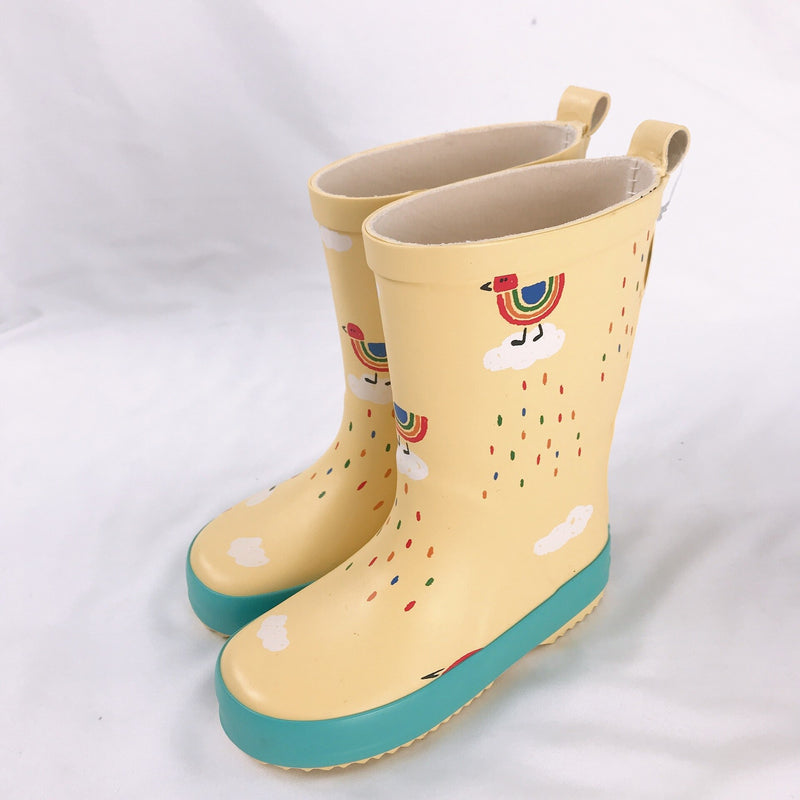 Regenschuhe Kinder Mädchen Niedlichen Cartoon gedruckt Kinder Gummistiefel Kalosze Dla Dzieci Wasserdichte Baby Wasserschuhe