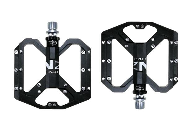 2020 new Mountain Non-Slip Bike Pedals Platform Bicycle Flat Alloy Pedals 9/16" 3 Bearings for Road MTB Fixie Bikes