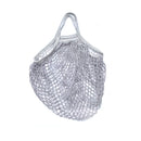 Portable Reusable Grocery Bags for Fruit Vegetable Bag Cotton Mesh String Organizer Handbag Short Handle Net Shopping Bags Tote