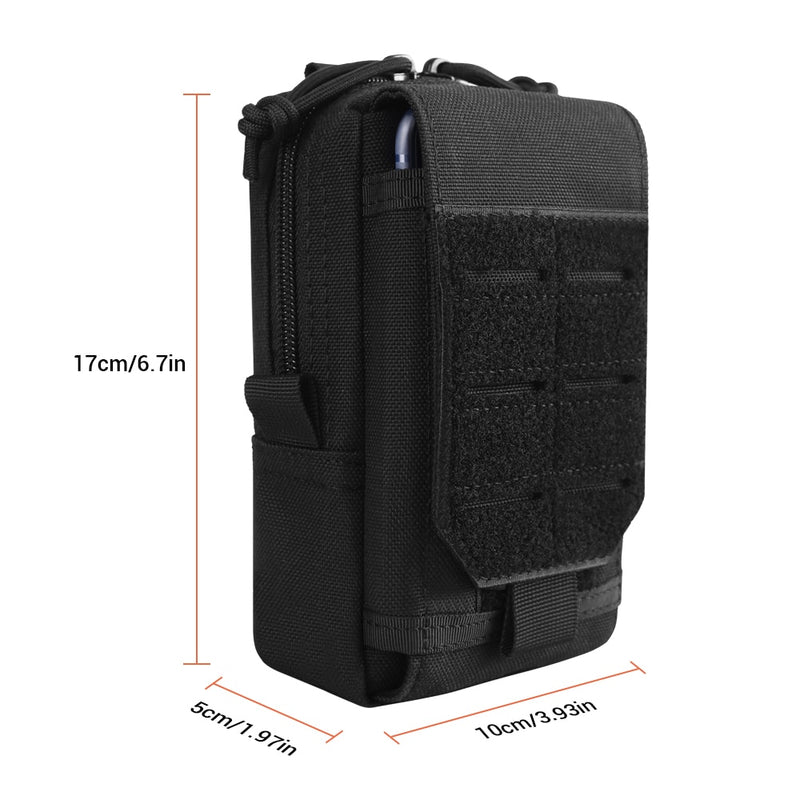 1000D Tactical Molle Pouch Military Waist Bag Outdoor Men EDC Tool Bag Vest Pack Purse Mobile Phone Case Hunting Compact Bag