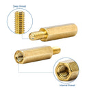 300 unids/set M3 macho hembra Hex latón separador espaciador surtido Kit hexágono oro pcb separador Pilar placa base separador
