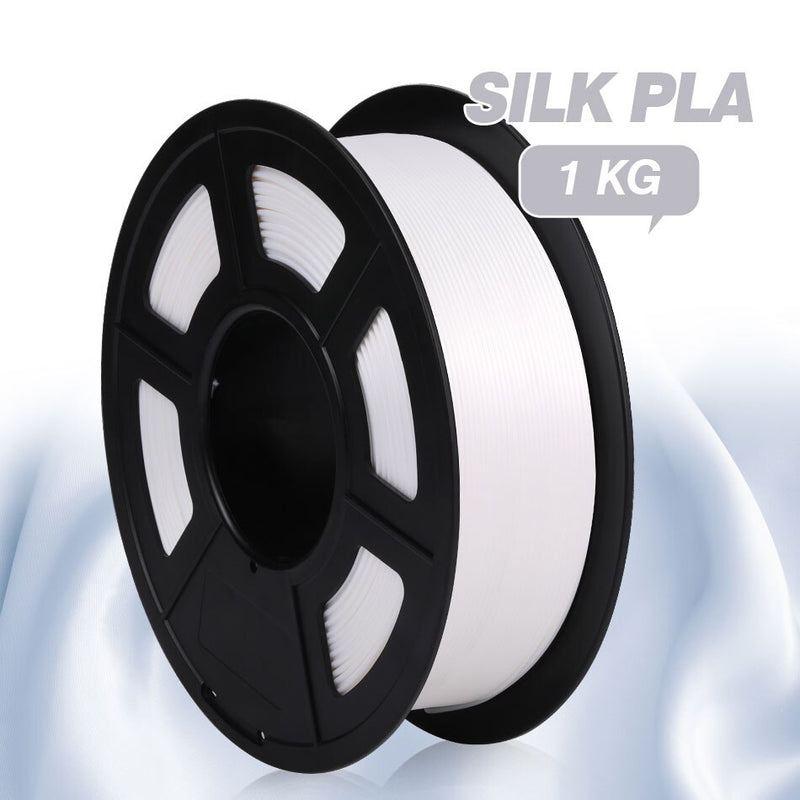 SUNLU SILK 3D Printing Filament 1.75MM +/-0.02MM 1KG Close To Silk Effect Smooth And Delicate More Tenacity Than PLA And PLAPLUS