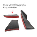 6 uds fibra de carbono accesorios de estilo de coche parachoques delantero labio aleta divisor Spoiler Canard pegatina apto para BMW F80 M3 para BMW F82 M4