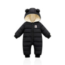 Overalls Babykleidung Winter Plus Samt Neugeborenes Baby Jungen Mädchen Warmer Dicker Overall Mit Kapuze Outfits Schneeanzug Mantel Kinder Strampler