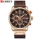 CURREN, relojes de cuarzo con fecha a la moda para hombre, reloj de lujo para hombre, cronógrafo, reloj de pulsera deportivo para hombre, reloj Hodinky Masculino