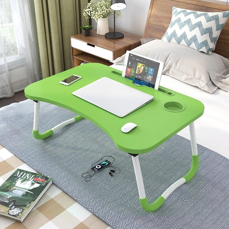 Portable Laptop Desk Home Foldable Laptop Table Notebook Study Laptop Stand Desk for Bed &amp; Sofa Computer Table with Folding Legs