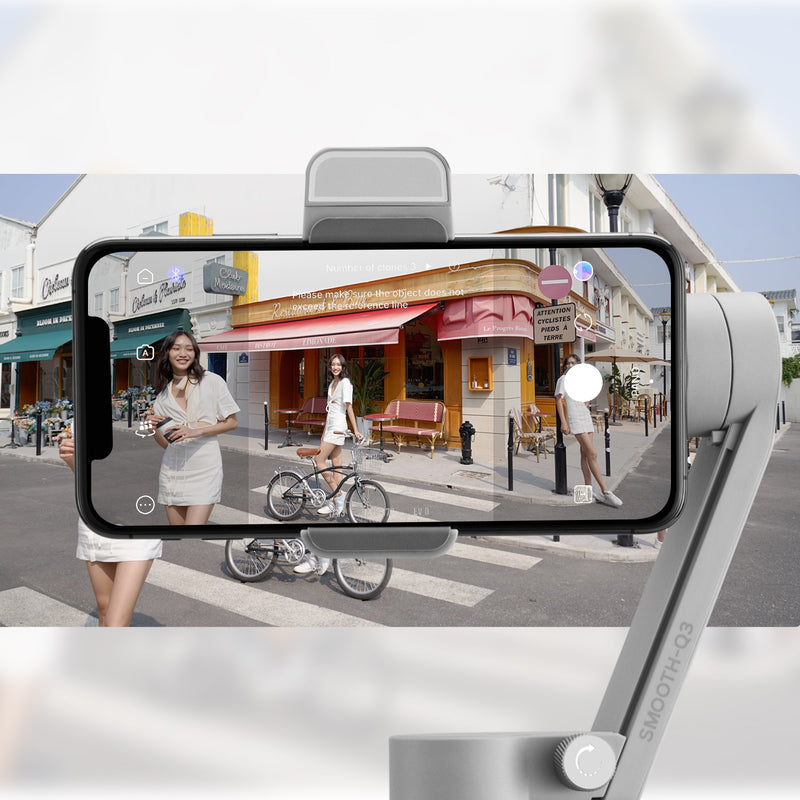 ZHIYUN Offizieller SMOOTH Q3 Gimbal Smartphone 3-Achsen-Telefon-Gimbal-Stabilisator für iPhone 13 Pro Max/Xiaomi/Huawei VS DJI OM 5