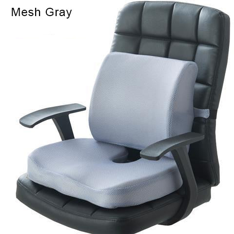 Orthopedics Hemorrhoids Seat Cushion Memory Foam Car Rebound Cushion Office Chair Lumbar Support Pain Relief Breathable Pillow