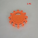 Magnetic Emergency Roadside Safety Light IP44 Road Flares Rescue Orange LED Strobe Warning Light Flashlights Car Beacon Lamps