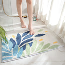 All Season Soft Non-Slip Bathroom Carpet Rainbow Print Doorway Water Absorbent Bath Mat Home Decor Floor Rug Shower Room Mats