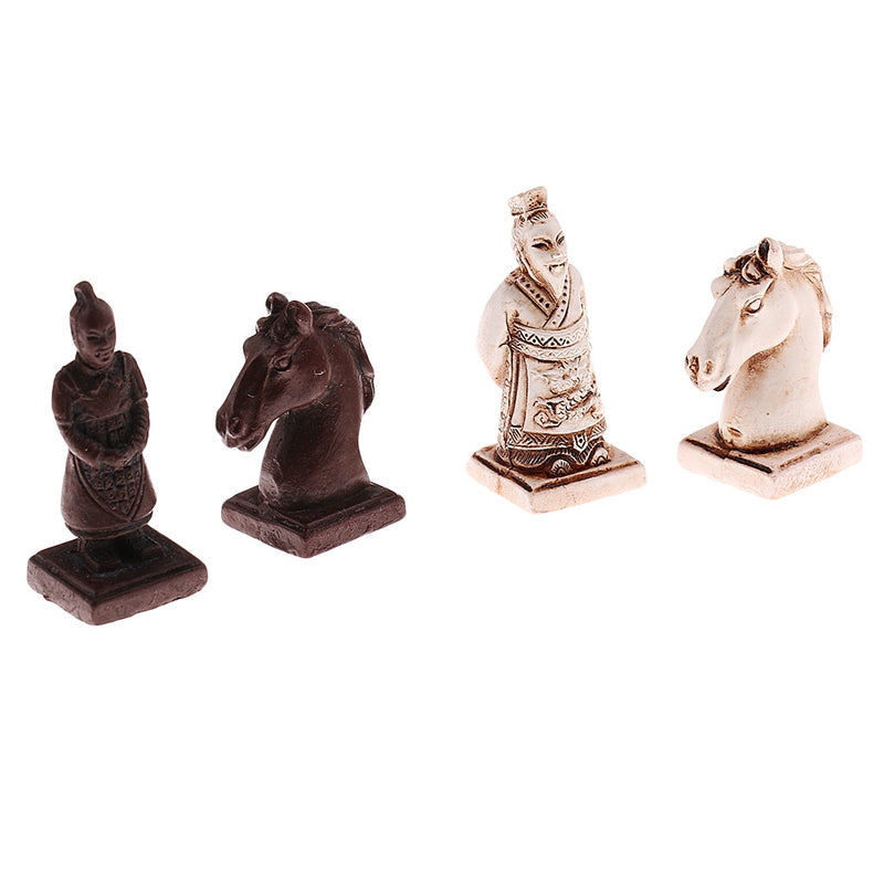 Juego de piezas de ajedrez chino antiguo de madera, juego de mesa, juguetes de ocio familiares, ajedrez chino, regalo coleccionable para padres e hijos