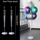 Girl Birthday Party Balloons Stand Balloon Holder Plastic Balloon Stick Birthday Party Decorations Wedding Balloon Baby Shower