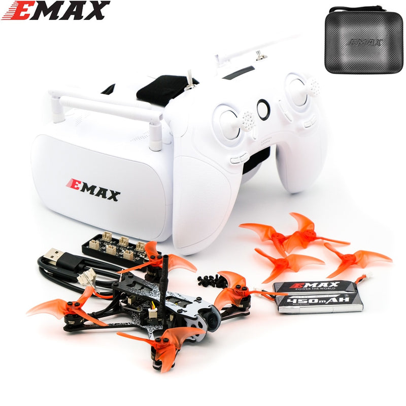 EMAX Tinyhawk II Freestyle 115 mm 2,5 Zoll F4 5A ESC FPV Racing RC Drone RTF / BNF-Version mit Fernbedienung / Fpv-Brille