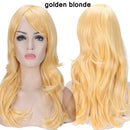 S-noilite Synthetic 28colors 22inch Loose Wave Wigs Halloween Cosplay Wig Blue Red Pink Grey Purple Hair Wig Cosplay for party