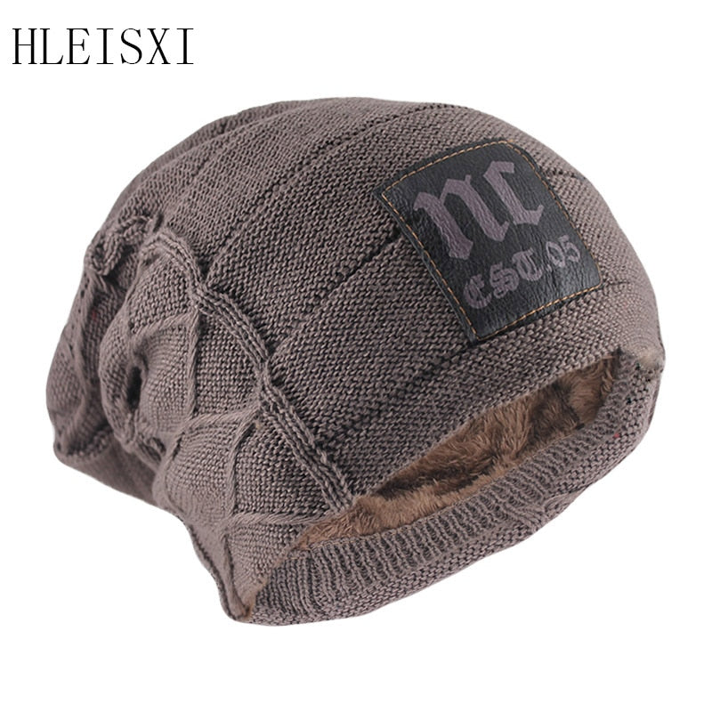 Winter Erwachsene Männer Warme Mützen Skullies Mode Brief Gestrickte Frauen Hut Outdoor Bunte Lässige Knochen Marke Weiche Wolle Gorras